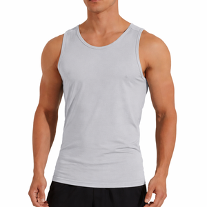 Débardeur en coton pour homme 220GSM |   Débardeur de sport sans manches |   Vêtements décontractés respirants pour l'été |   Fabricant OEM - Product Image 2