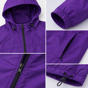 Chaqueta cortavientos versátil que combina comodidad ligera, tela resistente y estilo contemporáneo para aventuras al aire libre y viajes. - Product Image 5