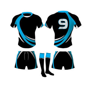 Uniforme de Rugby Personalizado para Hombre, Manga Corta, 100% Poliéster, Secado Rápido, Cómodo, Transpirable, Alta Calidad, Gran Venta - Product Image 6