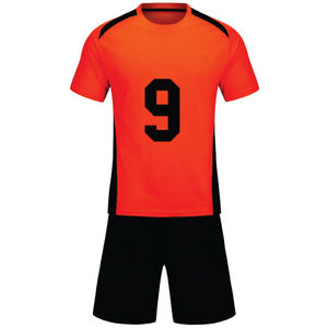 ชุดเสื้อฟุตบอลแบบซับลิเมชั่นสั่งทำพิเศษ INDEX SPORTSWEAR สีขาวไล่เฉดสีส้ม คอกลม แขนสั้น สำหรับผู้ใหญ่ ระบายเหงื่อได้ดี - Product Image 5