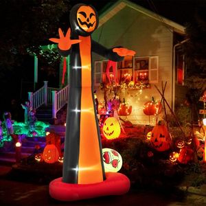 Fantasma Gonfiabile Grim Reaper 3,6m con Luci LED, Decorazione Spaventosa a Forma di Teschio per Esterni - Product Image 5