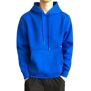 Sudadera con Capucha Informal de Moda para Otoño e Invierno, Manga Larga, Color Sólido, 100% Algodón, Felpa, Oferta de Sudaderas de Invierno - Product Image 1