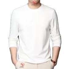 Camiseta Unisex de Primera Calidad, 100% Algodón, Manga Larga, Cuello Redondo, Diseño Sólido, Estilo Casual, 220g, Tejido de Punto, Impresión Digital - Product Image 5