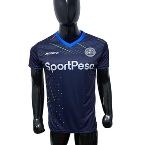 Breathable 100% <b>Polyester</b> Anti-Bacterial Quick Dry Sports Sublimation Transfer Print Striped Soccer T-<b>shirt</b> Custom Retro Jersey - Product Image 3
