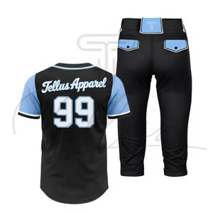 Uniforme de baseball de qualité supérieure, best-seller, personnalisez votre propre design, logo, nom d'équipe personnalisable, léger, séchage rapide, sport - Product Image 4