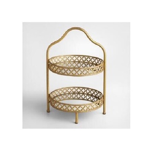 Professional <b>Metal</b> Cake Stand for Dessert Display Hospitality Gathering Table Presentation and Serving Function - Product Image 3