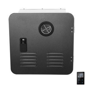Scaldabagno Istantaneo Senza Serbatoio per Camper 15x15 Pollici Nero con Telecomando 55000BTU Comfort Ottimale - Product Image 1
