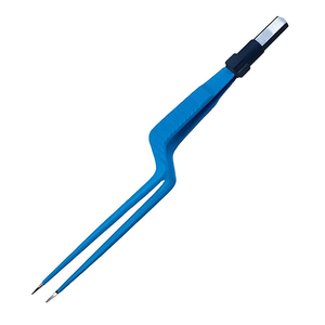 Azicon's European Bayonet Bipolar Forceps - Stainless Steel Reuse Autoclavable Neurosurgical Bayonet Coagulation Bipolar Forceps - Product Image 3