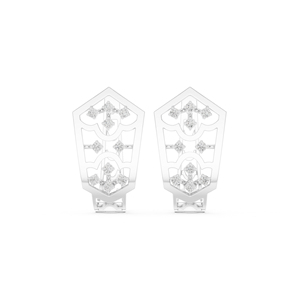 Pendientes de Oro Amarillo de 14K con Diamantes Cultivados en Laboratorio para Mujer, Pendientes para Usar en la Oficina, Nuevos Diamantes Cultivados - Product Image 5