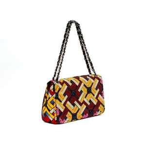 Bolso de Mano Artesanal de Lujo Indio, Multicolor, Forma Rectangular, Duradero, Estilo Étnico, Hecho a Mano, Arte Popular con Cristales, Accesorios de Moda RR - Product Image 1