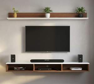 Meuble TV, Meuble LCD, Support mural pour téléviseur, Panneau TV, et Unité de divertissement TV murale en bois d'ingénierie - Product Image 1