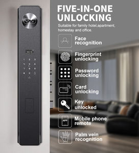 Serrure numérique Wifi Tuya, Cerradura Inteligente Para Puerta Exterior, serrure de porte intelligente avec caméra, empreinte digitale et empreinte palmaire - Product Image 3