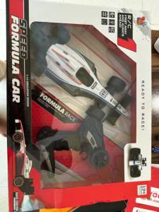 Kit de construction de voiture de course en plastique avec effet de fumée pour enfants - Échelle 1:8, jouet de construction de 2 cm - Product Image 4