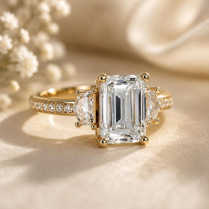 Anillo de Boda de Oro de 14K de Primera Calidad con Diamantes Pavé para Hombre, Anillo de Compromiso de Lujo con Diamantes Cultivados en Laboratorio, Regalo de Aniversario - Product Image 4