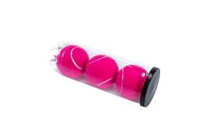 Pelotas de Pádel de Diseño Optimizado, 65 mm de Diámetro y 147 cm de Rebote, Alta Tasa de Recompra, Color Rosa - Product Image 2