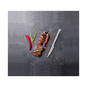 Set di coltelli micro-seghettati monoblocco in acciaio inossidabile, 2 pezzi, per uso in cucina - Product Image 2