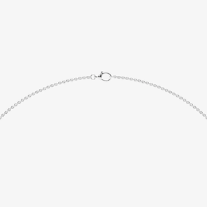 Collar Boundless Station, Cadena Moderna Minimalista con Diamantes, Joyería Fina Elegante, Regalo para Mujer - Product Image 3