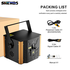 SHEHDS Animation Laser Light 6W <b>RGB</b> Projector for Stage DJ Disco Show with APP DMX ILDA <b>Control</b> - Product Image 5