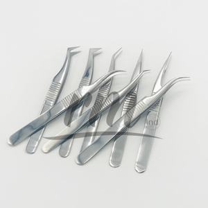 ขนตาปลอมแหนบต่อขนตาปลอมทำจากสเตนเลสที่มีเพชรปริมาณสูงโลโก้ได้ตามต้องการแบบ RMET17007 - Product Image 2