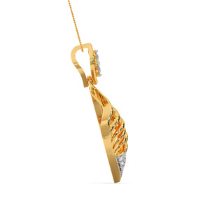 Pulsera de cadena con centro de diamantes en forma de lágrima y diseño calado en capas - Product Image 4