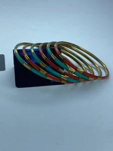 Premium Customized <b>Resin</b> Brass Fashion Bangles for Women Ethnic Party Jewelry-Bulk Supplier Manufacturer - Product Image 2