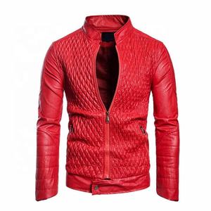 2023 Professional High Quality <b>Light</b> Weight Best Design Customized Logo Printing Windproof <b>Waterproof</b> <b>Men</b> Leather <b>Jacket</b> - Product Image 1