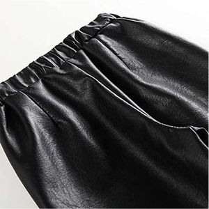 Femmes taille haute en cuir PU survêtement salopette hiver Gym Fitness maigre extensible Streetwear dentelle XL taille Club entraînement mode - Product Image 2