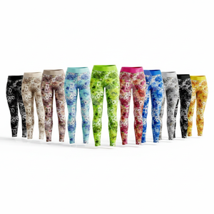 Leggings de yoga imprimés personnalisés haute performance, vêtements de fitness, pantalons de sport pour la gym et la course, leggings sur mesure avec contrôle du ventre - Product Image 1