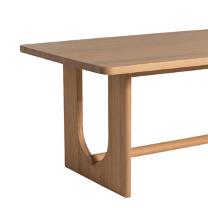 Mesa de Comedor de Madera Maciza Natural, Forma Rectangular, Mesa de Madera para Cenar, Muebles para el Hogar, Hotel, Apartamento y Restaurante - Product Image 5