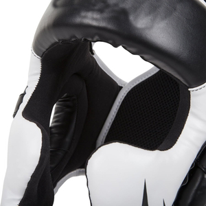 Full Face Boxing Head Guard Leather MMA Taekwondo Kickboxing Sparring Helmet Adjustable Breathable Protection - Product Image 4