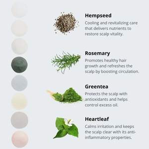 Barra de champú de semilla de cáñamo Erigeron, cosmético coreano, limpiador Natural, barra de lavado corporal orgánico, jabón Facial - Product Image 4