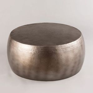 Table basse ronde moderne en fer forgé avec plateaux en verre et en marbre, mobilier de maison, en promotion - Product Image 3