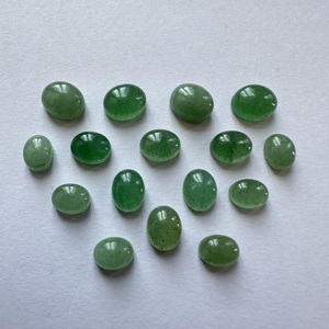 Aventurina Verde Natural, Cabujón Ovalado, Calidad AAA, Pulido a Mano, Piedra Suelta de 3x5-15x20mm para Joyería - Product Image 6
