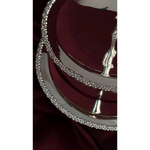 Stainless Steel Table Wear Designing <b>Cake</b> Stand Wire Metal <b>Decorative</b> <b>Cake</b> Stand Wire Base Metal Top <b>Decorative</b> Tabletop <b>Supply</b> - Product Image 4