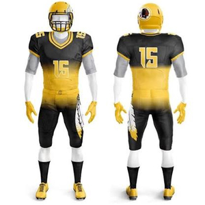 Maillot de football américain personnalisé sans manches, respirant, imprimé sur le devant, vêtements de sport de performance supérieure, séchage rapide, athlétique - Product Image 1