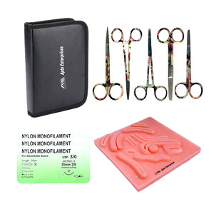 Suture Practice <b>Kit</b> for Medical Students Basic Surgical Instruments Training Set Complete Suturing Practice <b>Kit</b> for Clinical - Product Image 1