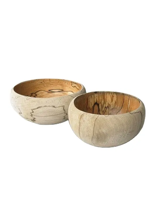 Cuencos Handi de madera de bambú/ACACIA/mango reciclados hechos a mano tallados intrincados biodegradables ecológicos para uso en cuencos de mesa