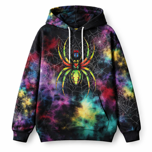 Sudadera con Capucha de Araña Colorida Personalizada al por Mayor, 100% Algodón - Fabricante OEM para Pedidos al por Mayor - Product Image 1