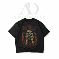 T-shirt graphique surdimensionné personnalisé en denim délavé pour hommes |   Fabricant de t-shirts en coton lourd de style streetwear vintage