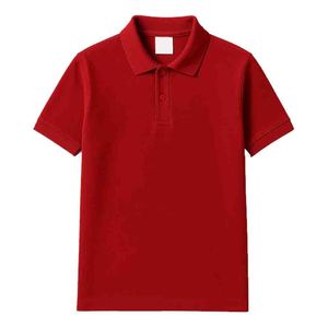 Camisas Casuales para Hombre, Manga Corta con Botones, 100% Algodón, Tejido de Punto Antiarrugas, Color Sólido, 180g - Product Image 1