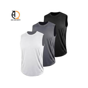 Débardeur de sport décontracté pour homme, tricoté, séchage rapide, confortable, en coton, pour usage décontracté et sportif - Product Image 1