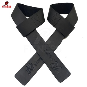 Sangles de musculation en néoprène et cuir de haute qualité avec logo personnalisé, vêtements de fitness RC pour la salle de sport, l'exercice et la musculation - Product Image 1