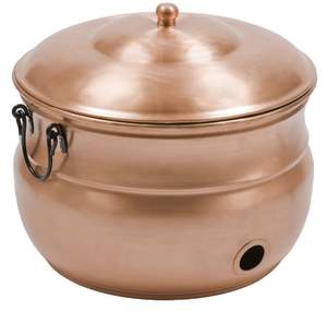 Contenedor de Almacenamiento para Manguera de Jardín de Metal Azul Pizarra con Tapa, Elegante Organizador de Mangueras para Patio - Product Image 5