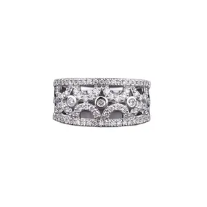 Aangepaste Ronde Briljant Geslepen Diamant Dames Verlovingsring 14K/18K Fijne Sieraden Bruiloft En Jubileum Ring Cadeau Idee