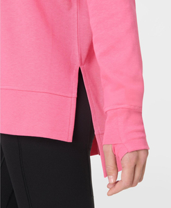 Sudadera de Felpa Orgánica al por Mayor para Mujer, Sudadera Oversize de Algodón Puro 100% para Mujer, Sudadera de Cuello Redondo - Product Image 3