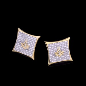 KRISHNAVII Natural <b>Stone</b> Heart Cut Stud Earrings Freshwater Pearl 14k/18K Yellow Gold Plated IGI Certified Luxury Jewelry - Product Image 4