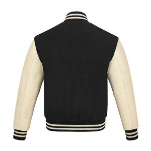 Chaqueta Varsity de Lona Recubierta de Secado Rápido Personalizada para Hombre, 100% Algodón, Cortavientos, Impermeable, Tallas Grandes, Largo Regular, Venta al Por Mayor - Product Image 6