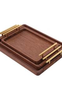 High Quality Modern Stylish Elegant Durable Handmade Eco-Friendly Wooden Customized Shape Tray Polished Buddhist Crafts Galore - Product Image 5