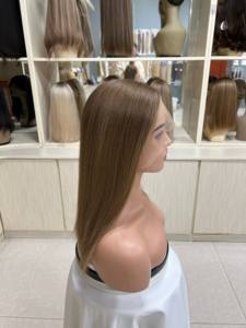 Perruques chinoises en cheveux humains vierges HD, avec dentelle frontale, longues, tailles de bonnet moyennes, petites et grandes, sans colle, vente en gros - Product Image 2