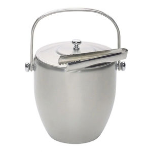 Seau à glace isotherme en aluminium martelé classique avec poignée, capacité 5L, pour bar, soirées et refroidisseur de bière - Product Image 2